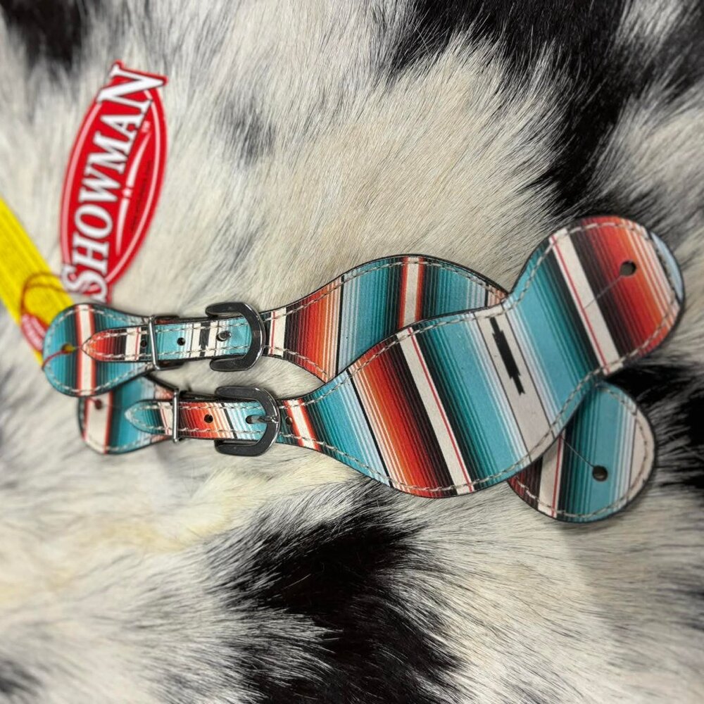 Serape spur straps